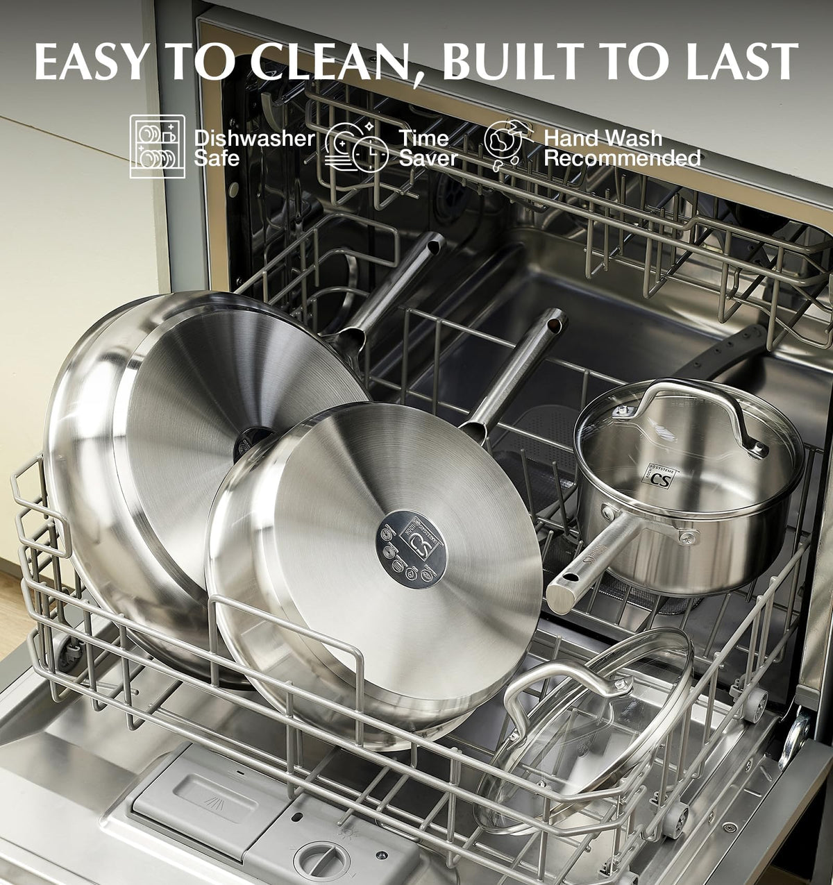 KOCH SYSTEME CS spatula and ladle included for easy prep