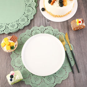 Kochorie elegant lace-edge doilies add refined charm to treats