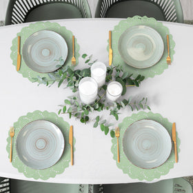 Kochorie wedding and party doilies enhance place settings