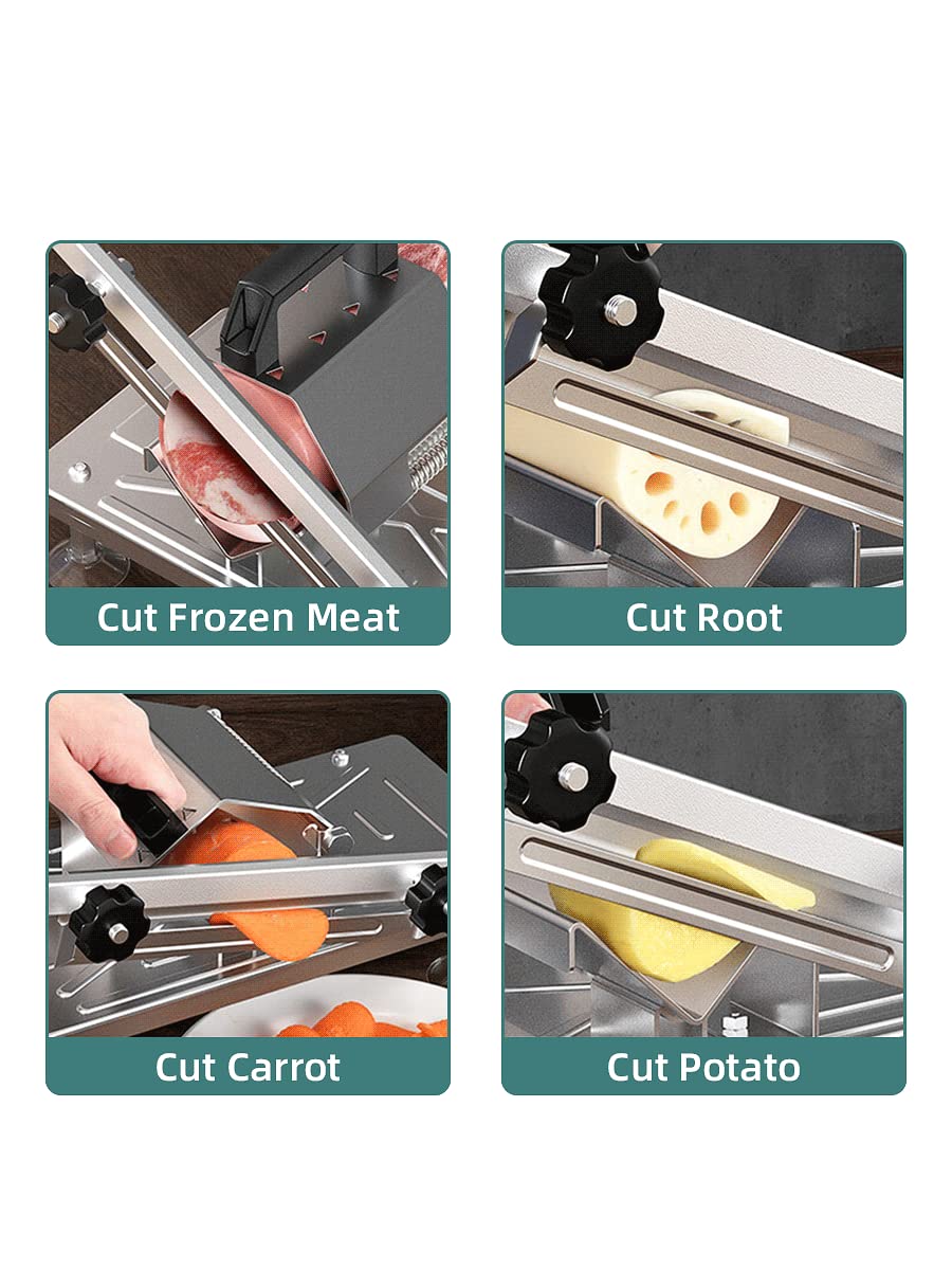 Koconic 200mm blade ready to cut wider, frozen slices.