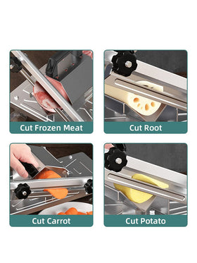 Koconic 200mm blade ready to cut wider, frozen slices.