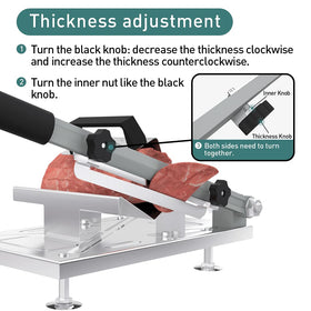 Koconic slicer handles frozen meat with ease for hot pot prep.