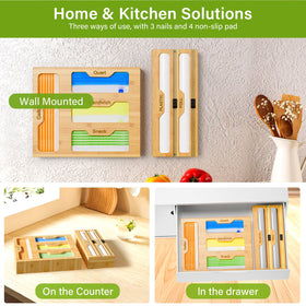 KOCWELL easy-access organizer reduces clutter in busy kitchens.
