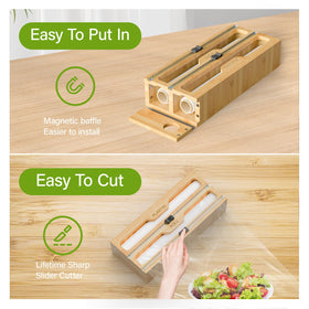 KOCWELL natural bamboo adds warmth and sustainable style.