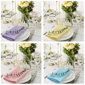 KOFFOTA 8-piece napkin set ideal for Easter celebrations and dining.