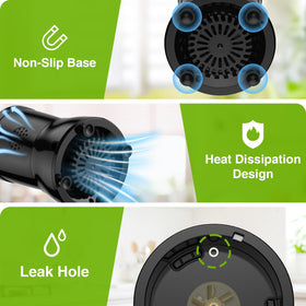 KOIOS heat dissipation design protects the motor during use.