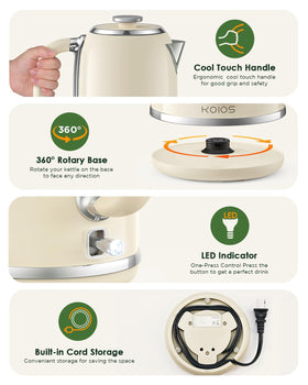 KOIOS compact design fits small kitchens, RVs, or offices.