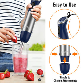 KOIOS ergonomic non-slip handle enables comfortable one-handed operation.