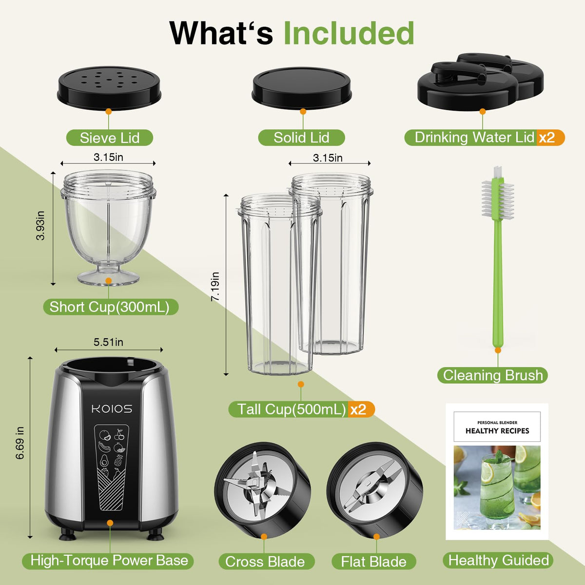 KOIOS to-go lids seal cups for spill-free travel