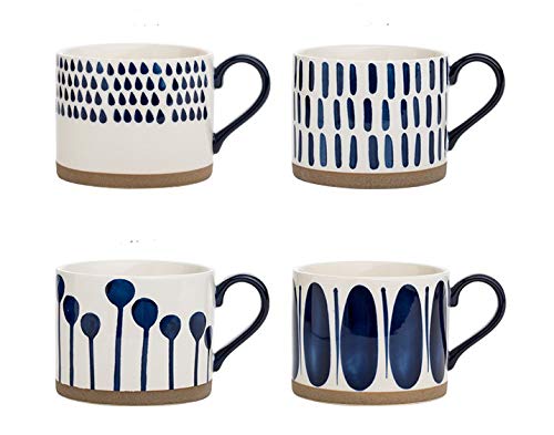 Koja 16oz hand-painted mug close-up highlighting vibrant glaze for daily sipping