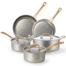 KOKHUB 8-piece set assembly with retro matte finish for versatile cooking.