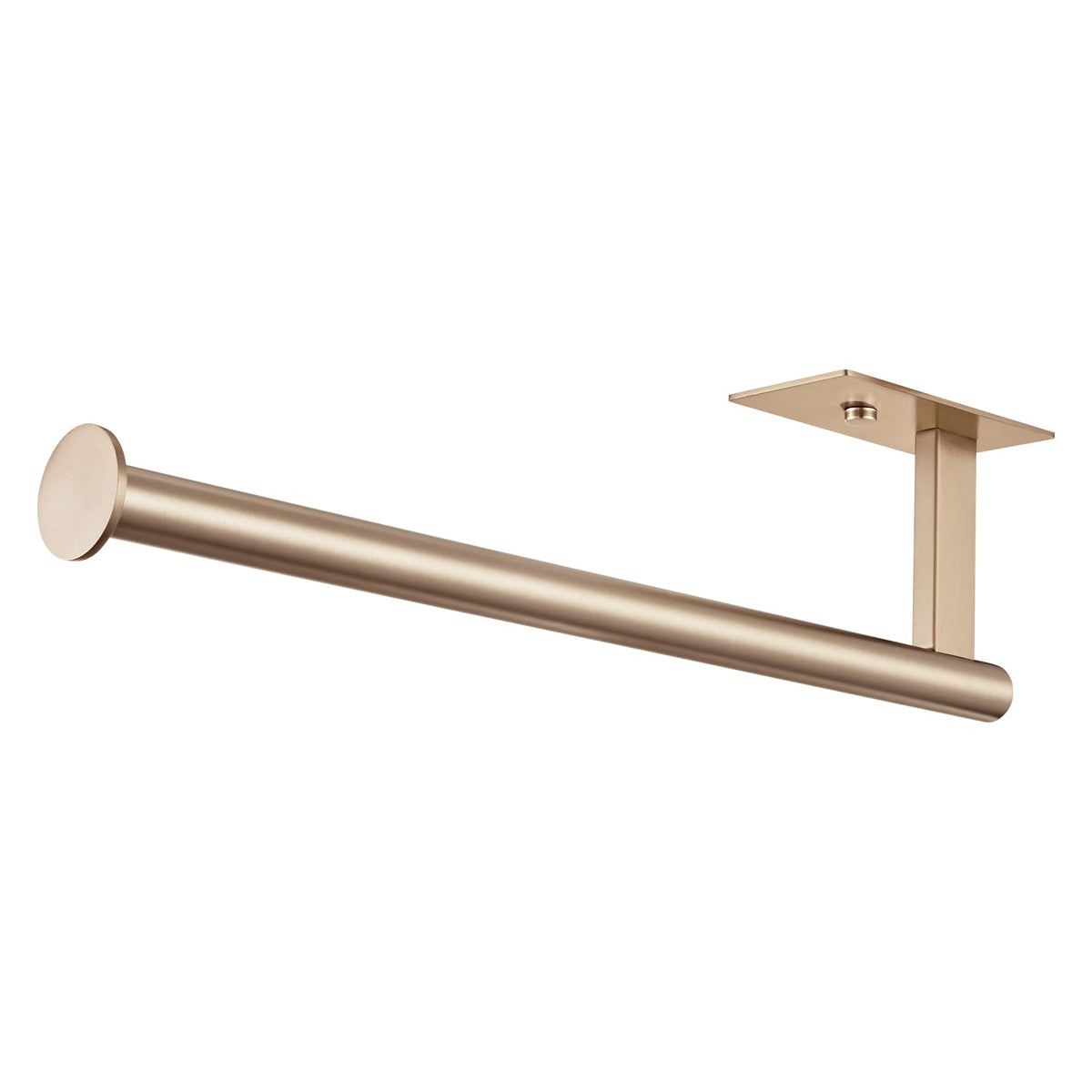 KOKOSIRI paper towel holder under cabinet in champagne bronze keeps counters clear