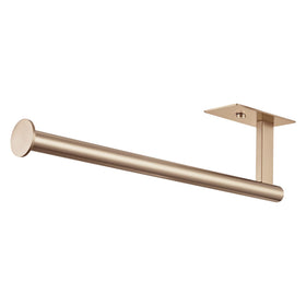 KOKOSIRI paper towel holder under cabinet in champagne bronze keeps counters clear