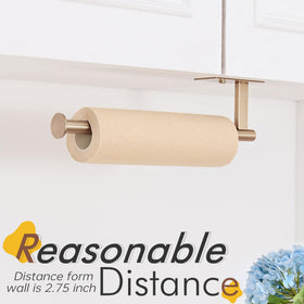 KOKOSIRI under-cabinet towel rack keeps towels handy and counters clear