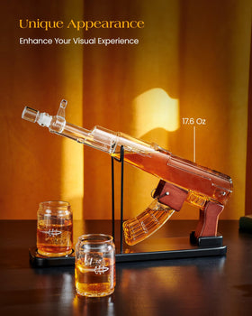 Kollea bullet shot glasses set for conversation-starting party rituals.
