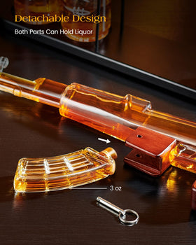 Kollea detachable magazine with shot glasses for a unique gifting experience.