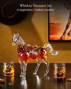 Kollea gold saddle detail adds a premium touch to the whiskey set.