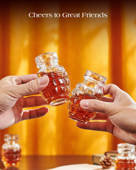 Kollea grenade shot glasses 4-piece set, ideal for gifting or home bar.