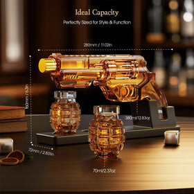 Kollea grenade-shaped shot glasses add bold touch to tastings