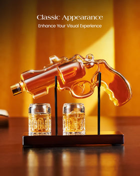 Kollea lead-free glass decanter supports safe, stylish liquor serving