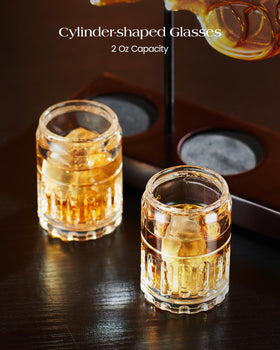 Kollea revolver decanter centerpiece creates conversation during gatherings