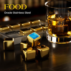 Kollea stones preserve flavor by cooling without diluting drinks.