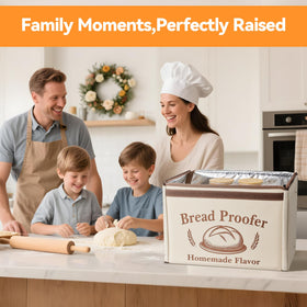 Kombella proofing box large 37L capacity holds multiple dough pieces.