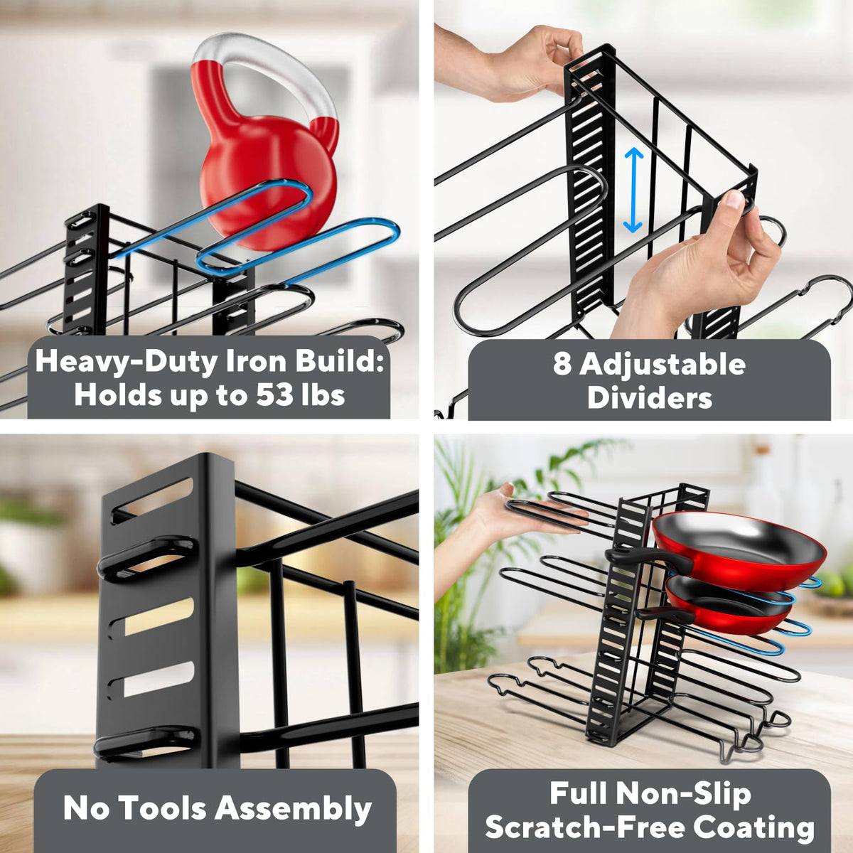 KOMFORA three DIY installation methods illustrate flexible options.