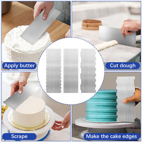 Komokeru creative icing ideas show versatile patterns and edges.