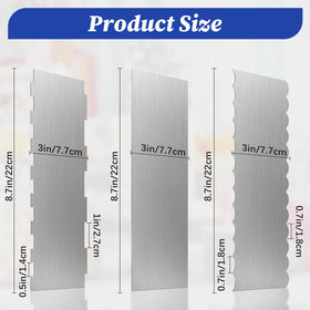 Komokeru stainless-steel construction for durable, reliable smoothing in daily decorating.