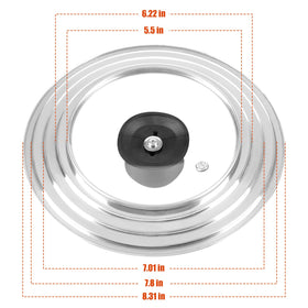 Komokeru stainless steel lid offers durable, even heat distribution for consistent results.
