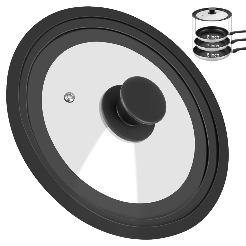 Komokeru universal lid for 6 inch cookware with snug seal