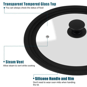 Komokeru universal lid steam vent prevents spills while maintaining moisture