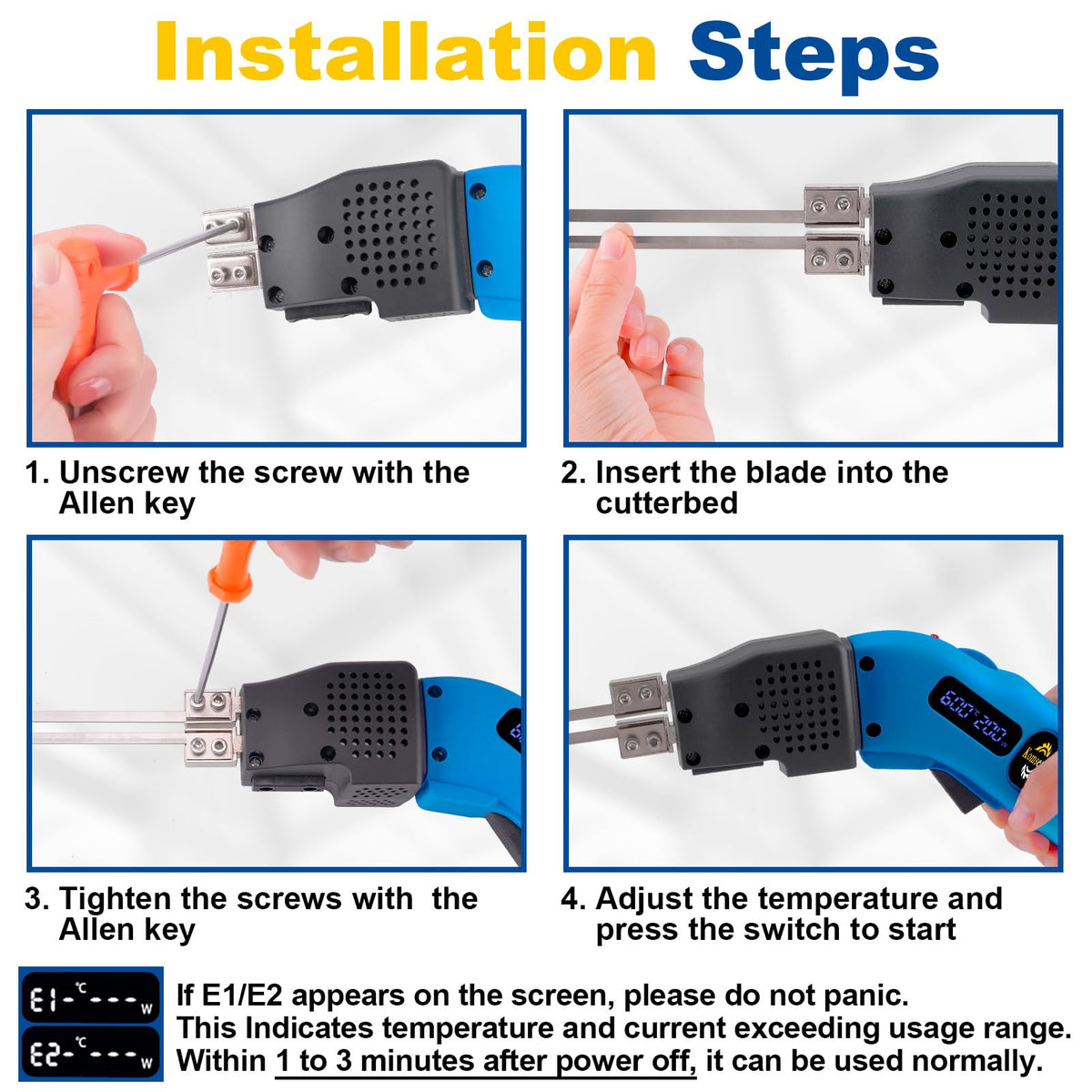 Komsepor foam cutter blades undergo testing for quality assurance.