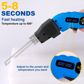 Komsepor foam cutter offers 20-200W power for flexible material settings.
