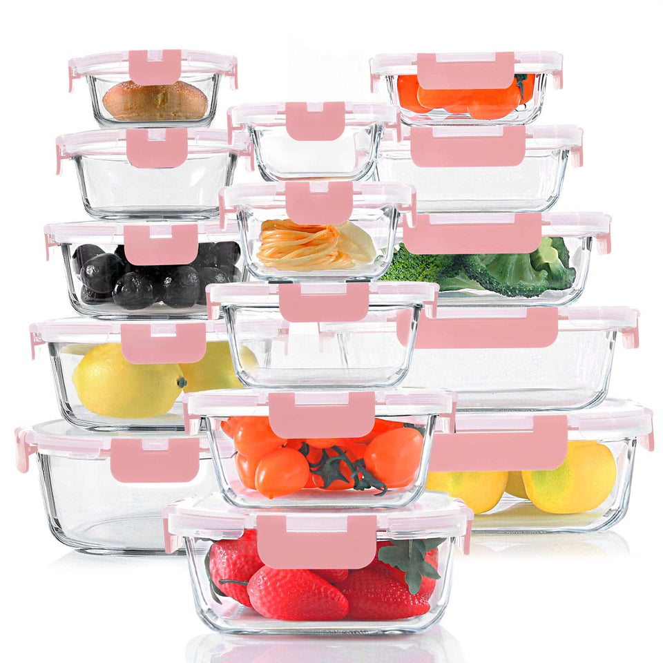 KOMUEE 50.1oz glass container for meal prep and leftovers.