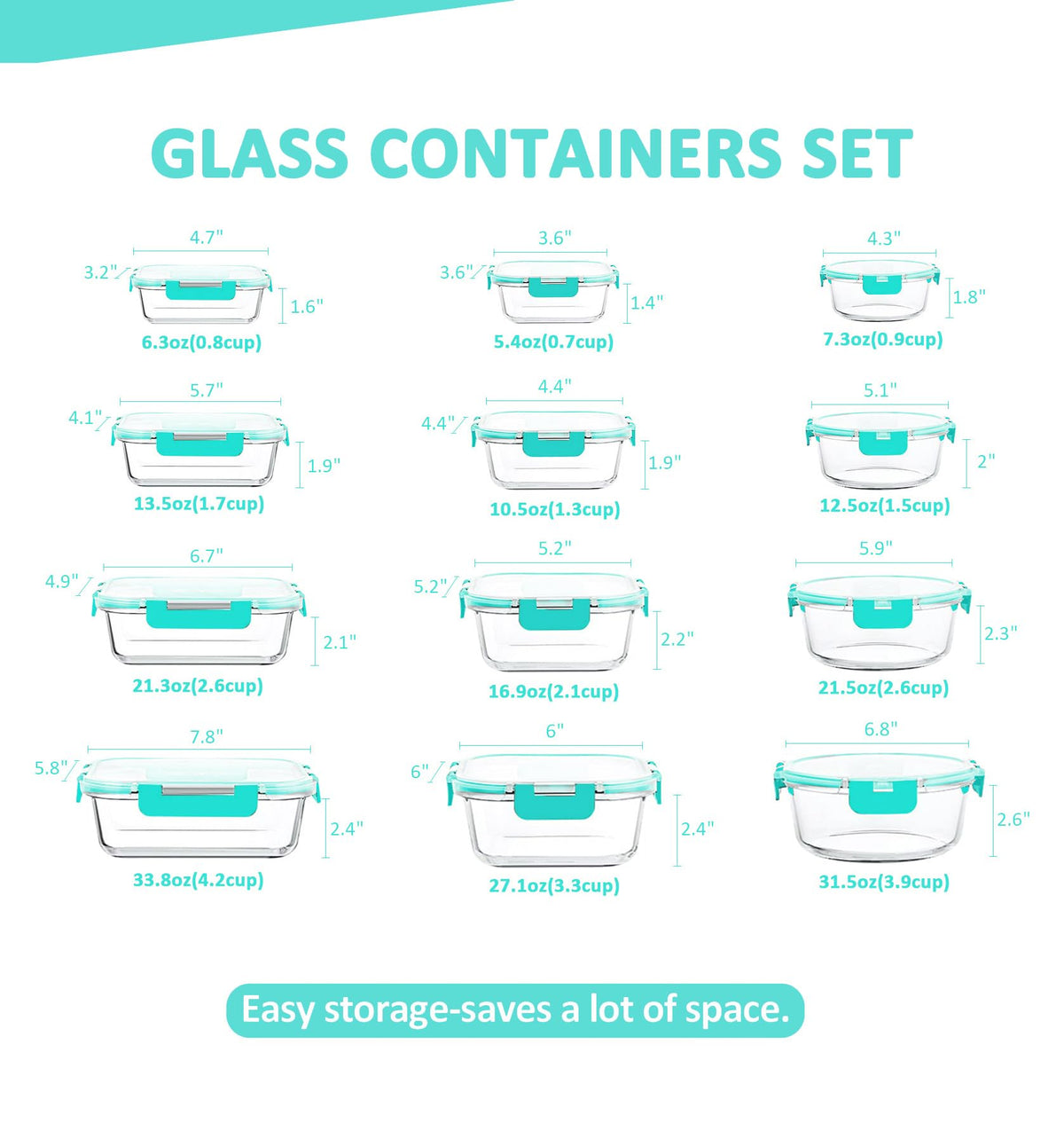 KOMUEE airtight lids with silicone seals prevent leaks during transport.