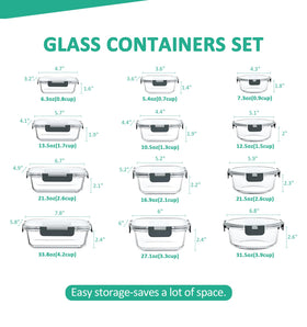 KOMUEE airtight lids with silicone seals ensure leak-free freshness.