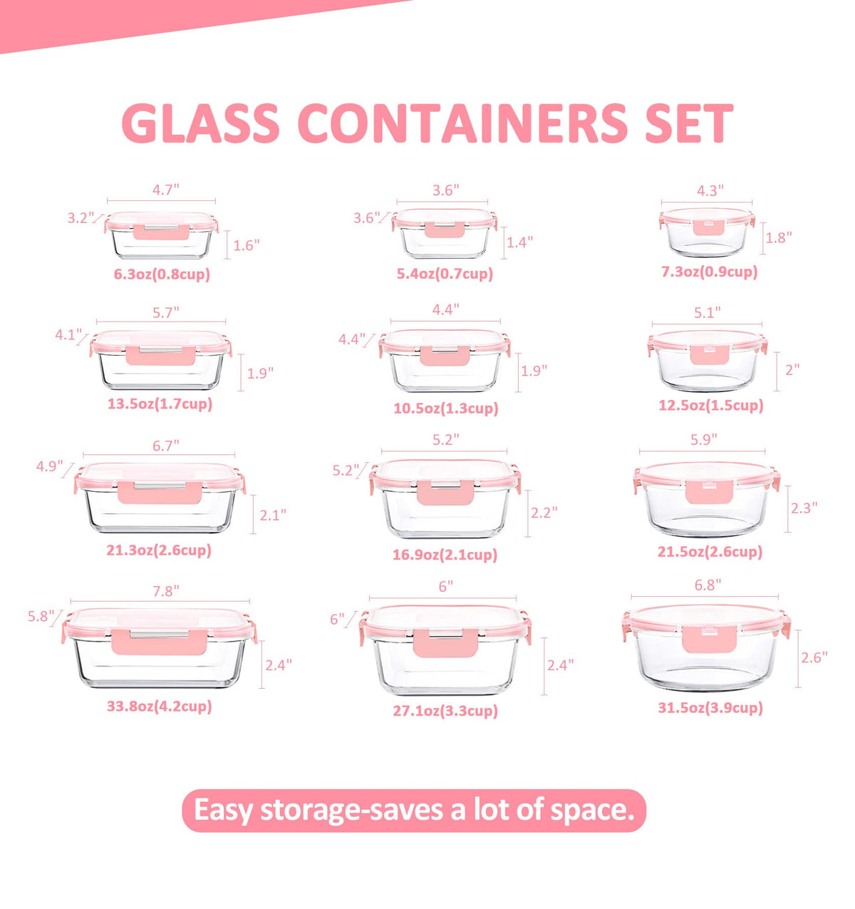 KOMUEE borosilicate glass bento box ready for oven and microwave reheating.