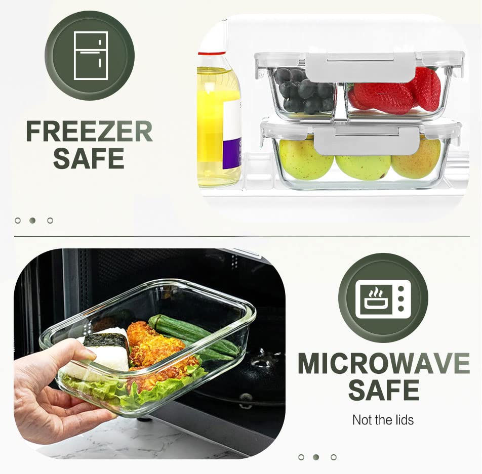 KOMUEE borosilicate glass construction resists chipping and supports quick temperature changes.