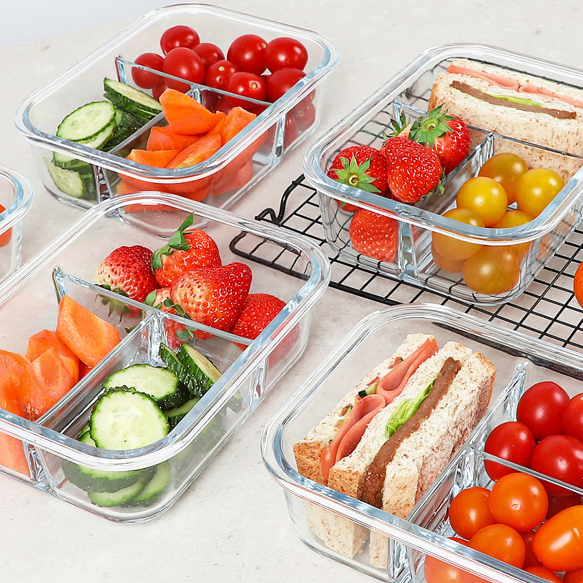 KOMUEE BPA-free lids ensure safe, durable storage for daily meals.