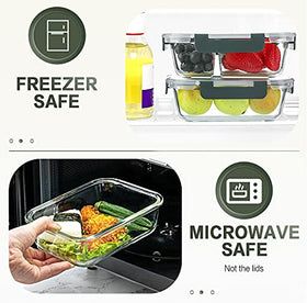 KOMUEE glass containers are dishwasher safe for easy cleanup