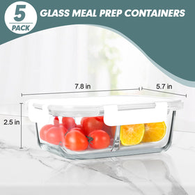 Nonporous glass surface resists odors and stains for easy cleaning.