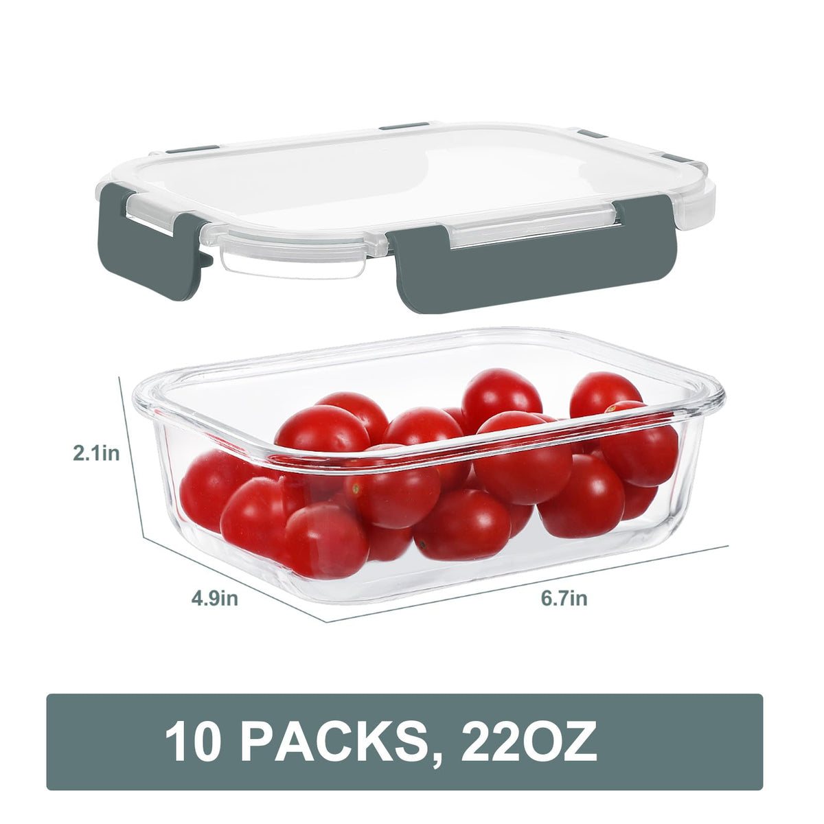 KOMUEE nonporous glass resists odors and stains after meals.