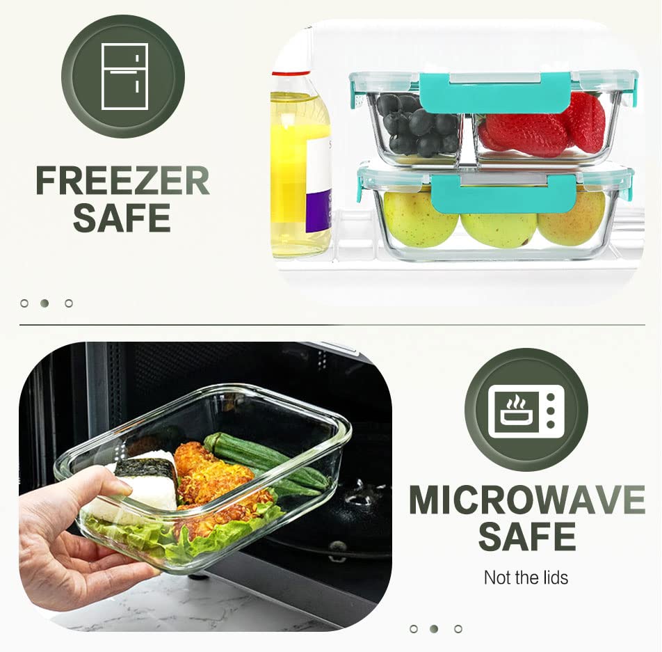 KOMUEE microwave and oven safe container for quick reheating.