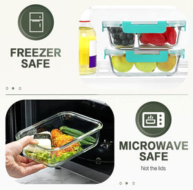 KOMUEE microwave and oven safe container for quick reheating.