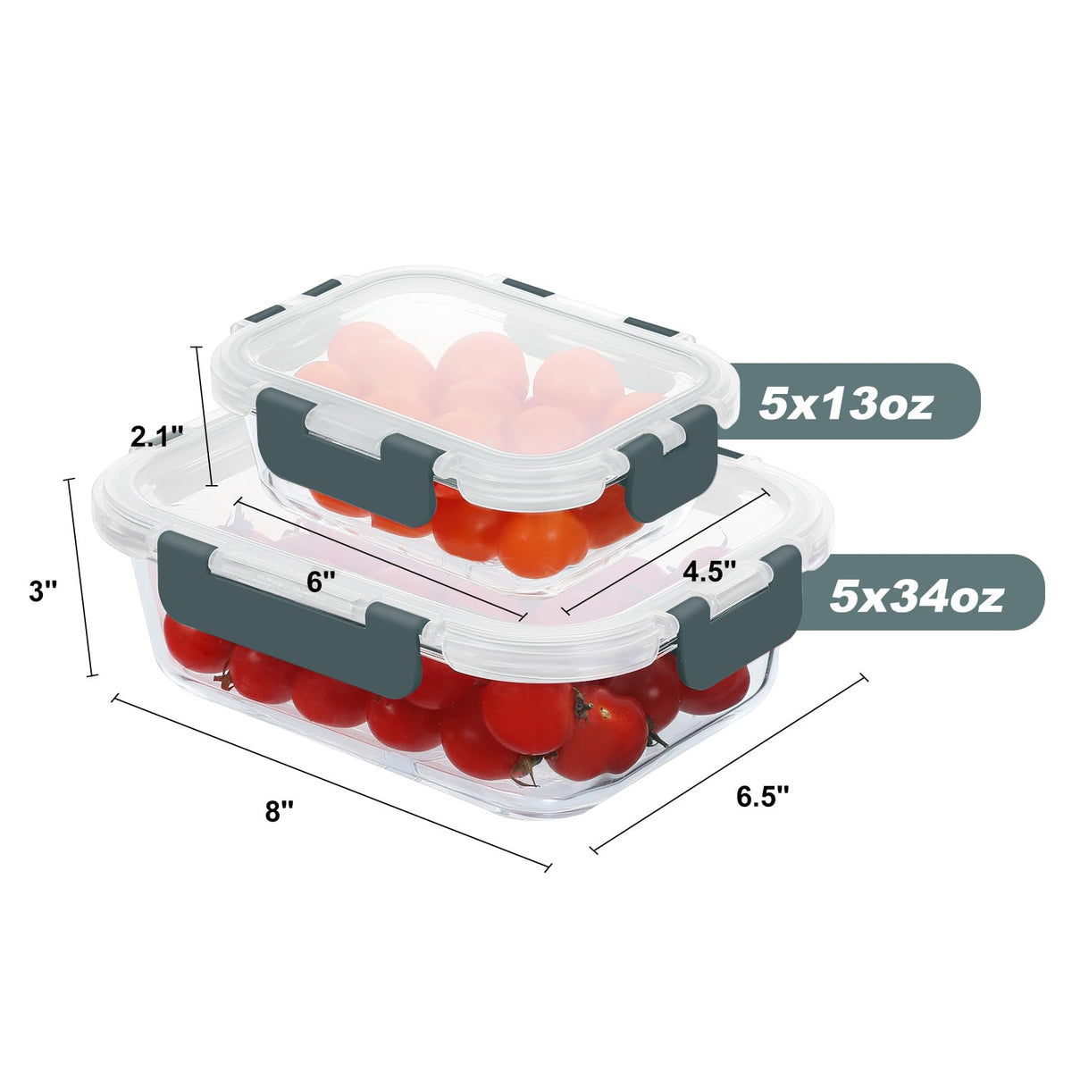 KOMUEE on-the-go lunch containers for easy transport.