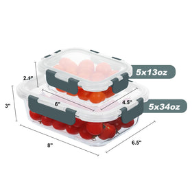 KOMUEE on-the-go lunch containers for easy transport.