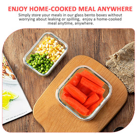 KOMUEE containers are oven, microwave, freezer, and dishwasher-safe for flexible use.