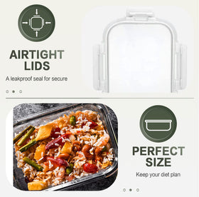 KOMUEE 30oz capacity ideal for portion-controlled meals and gym lunches.